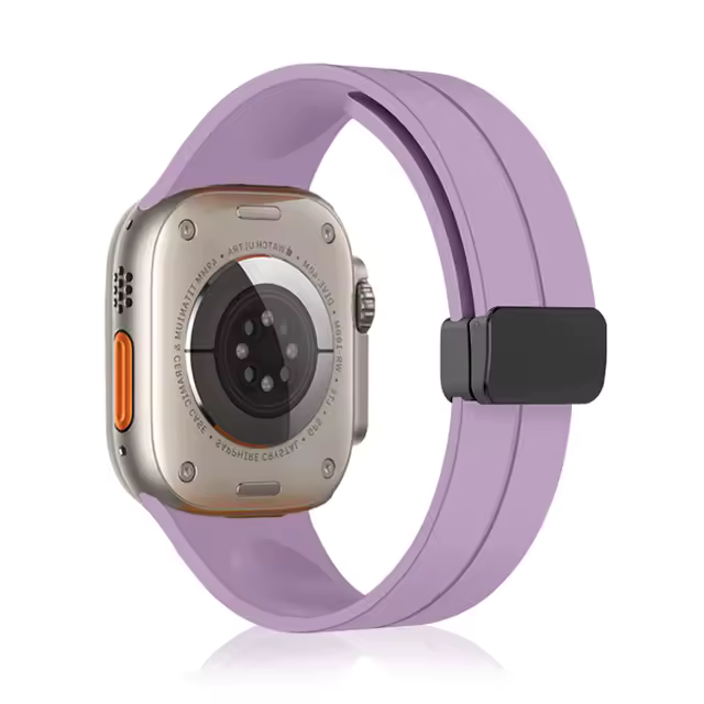 Apple Watch Size 38/40/41mm Silicone Band (Magnetic Closure) | Purple (Premium Pack)