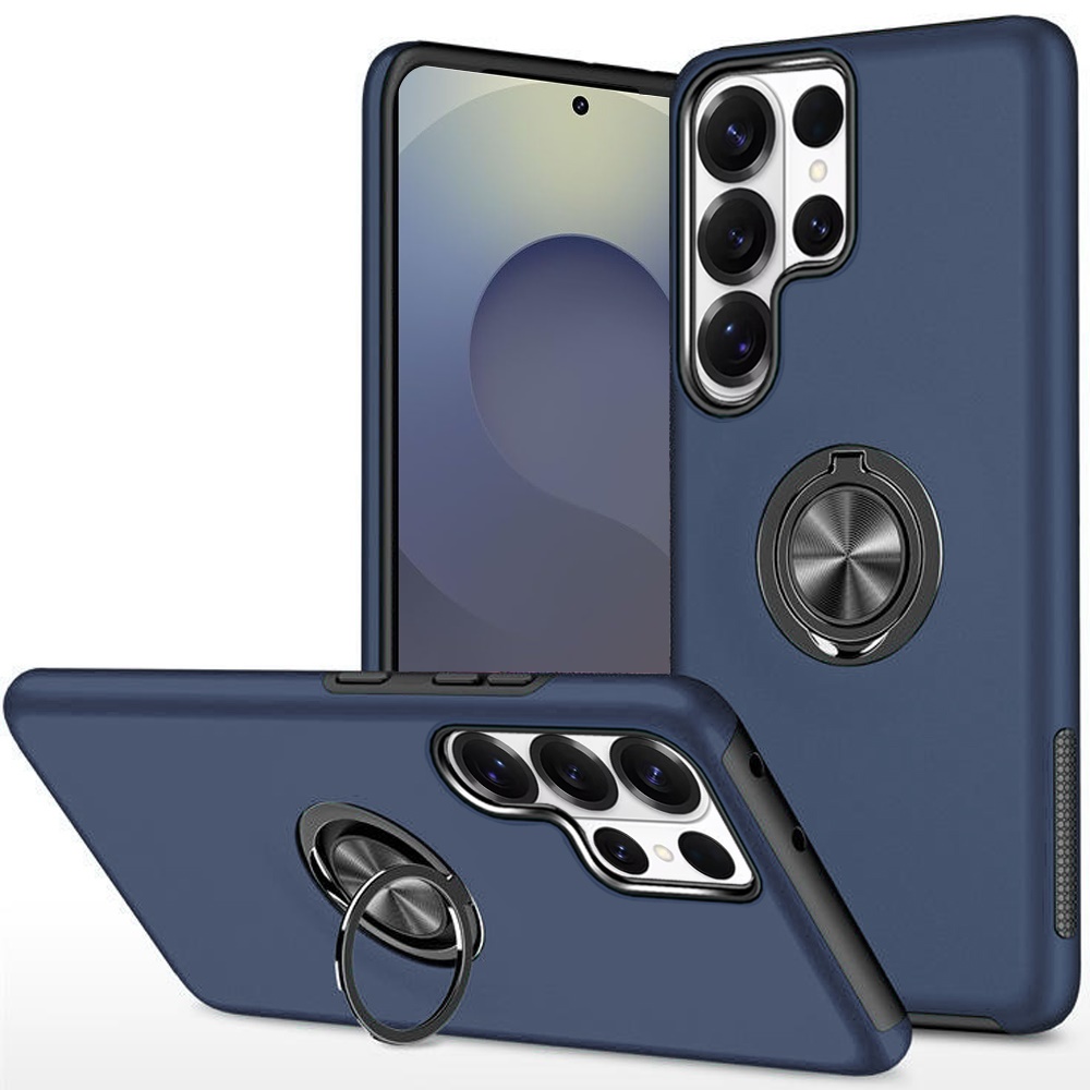 Samsung Galaxy A57 Hard Hidden Ring Case - Dark Blue