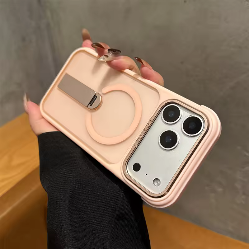 iPhone 17 Air (Pink) F1 Sturdy Stand MagSafe Case