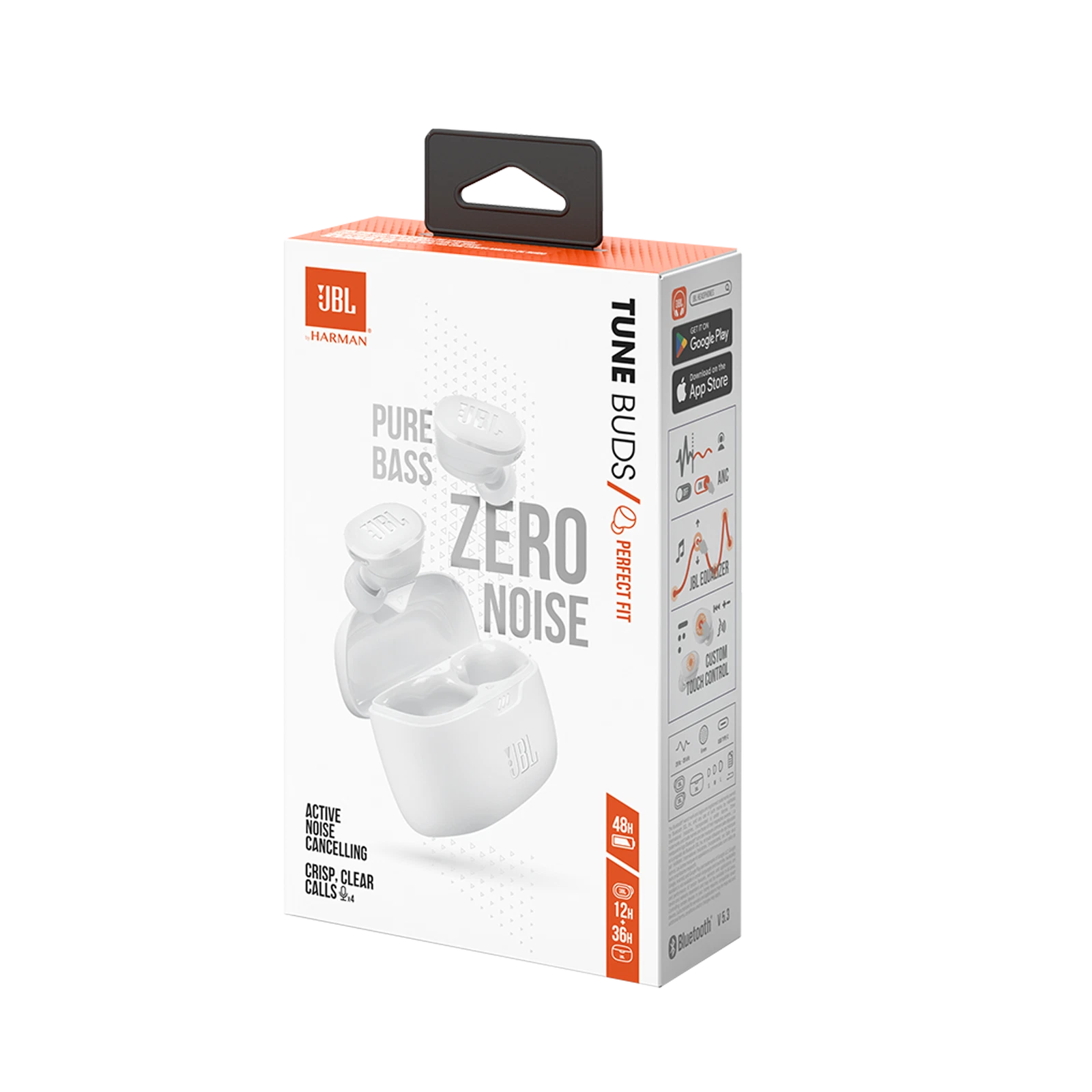 JBL TUNE BUDS TWS BLUETOOTH HEADSET WHITE - (Not authorized for online sale.)