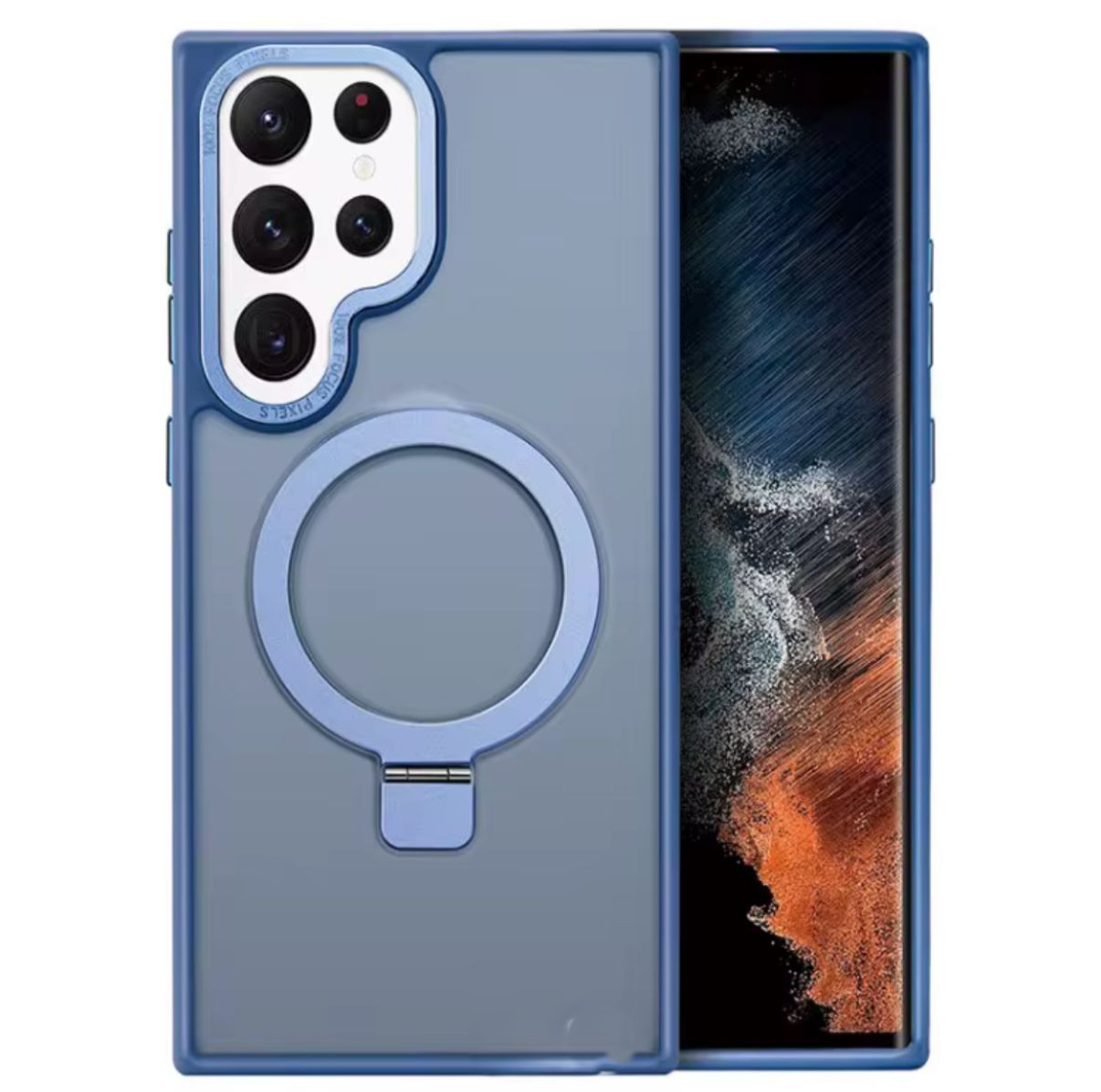Samsung S26 Yadun Magnetic Bracket Case | Light Blue