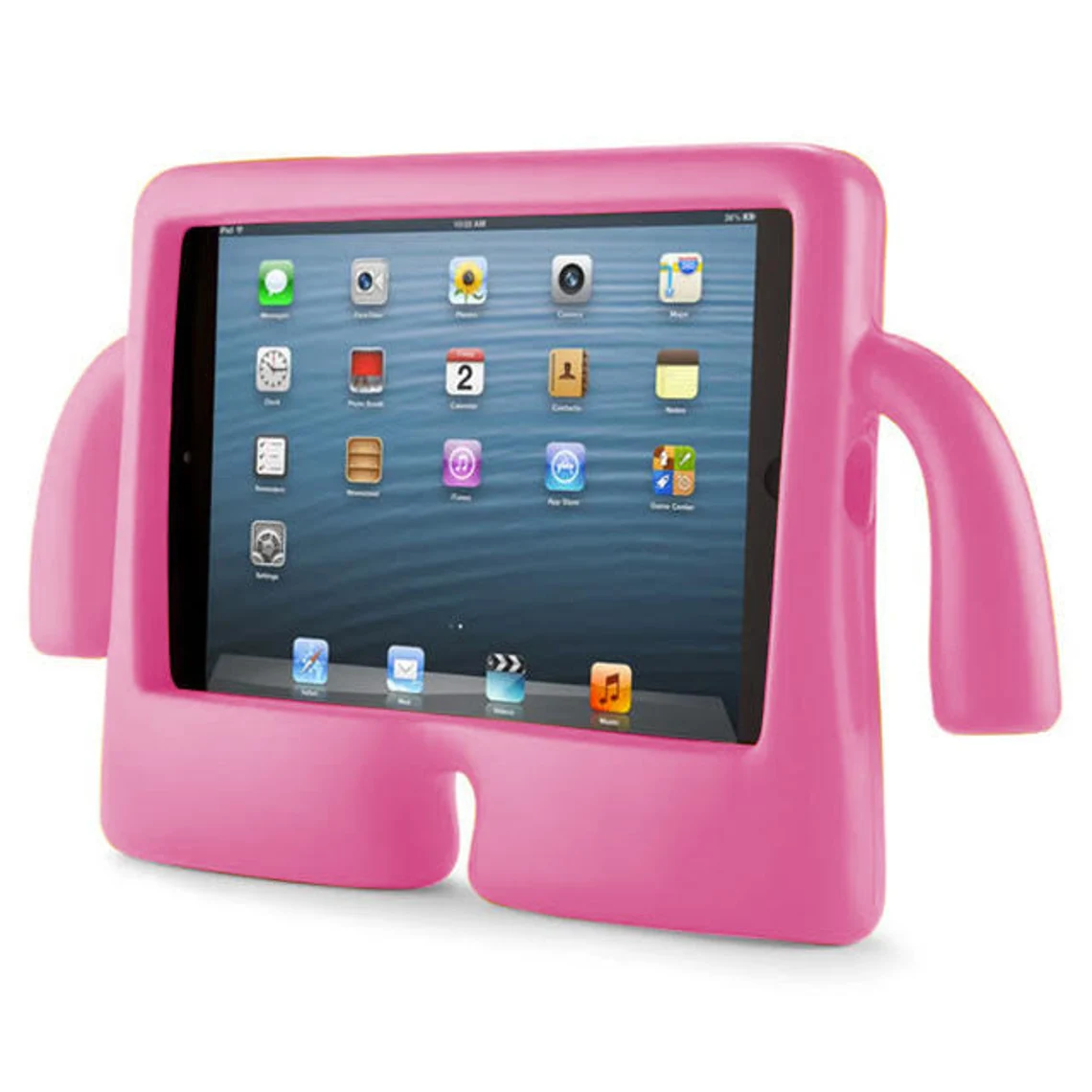 iPad 7/8/9 (10.2") Tv Style Kids Case | Rose Red