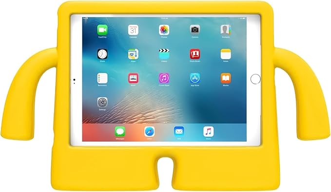 iPad 7/8/9 Tv Style Kids Case 10.2 Yellow