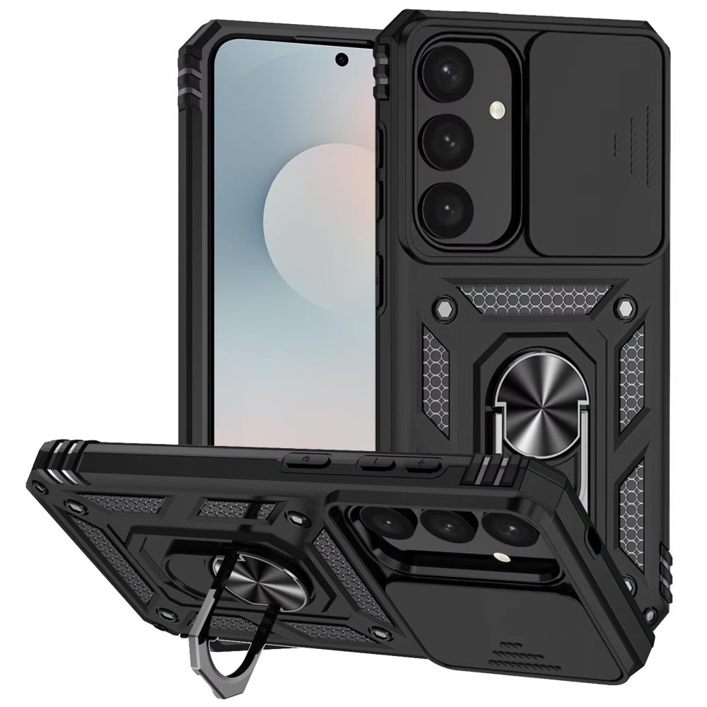 Samsung S25 Edge Smooth Shield Case | Black
