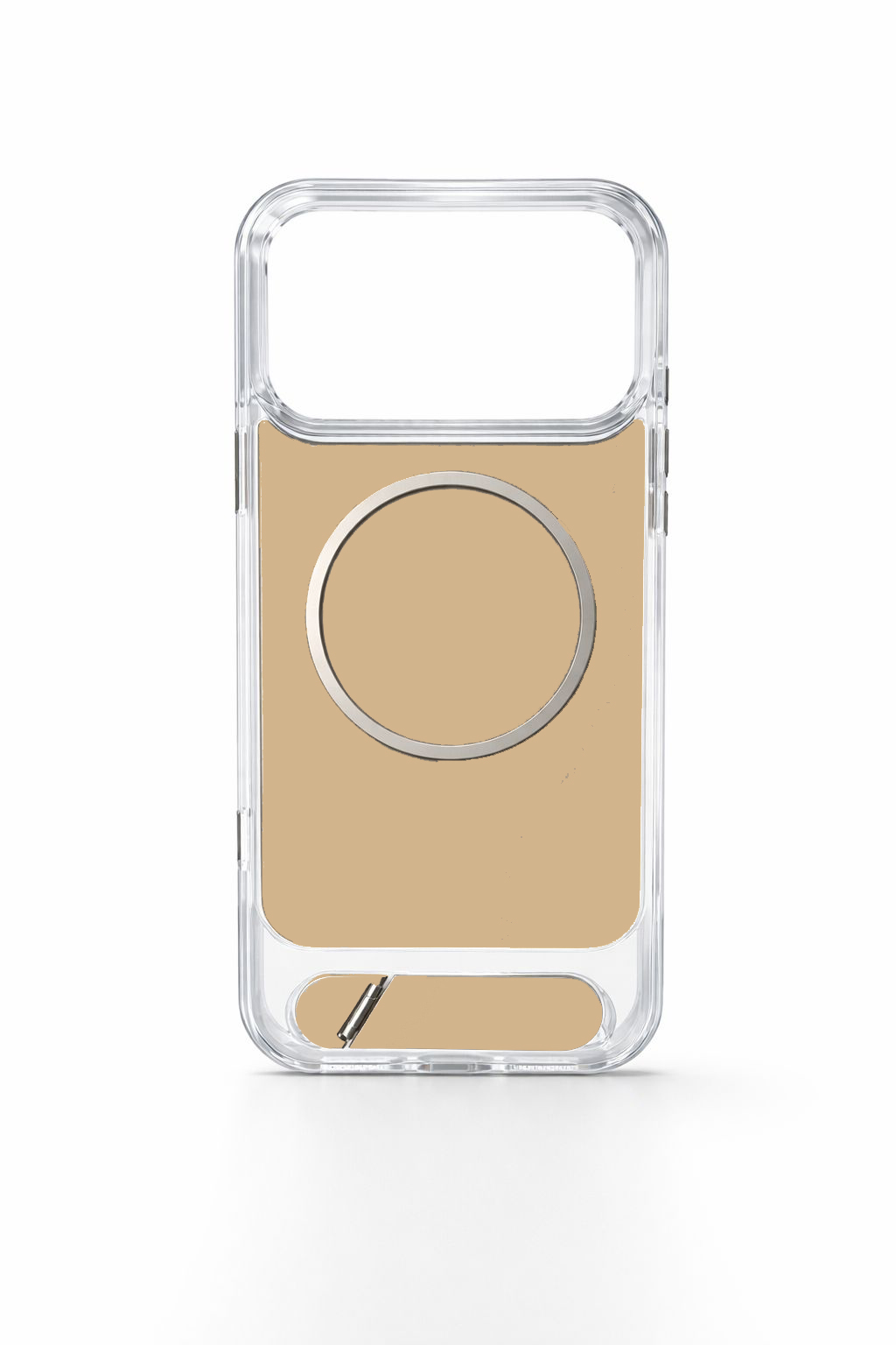 iPhone 17 Pro/18 Pro Clear Fusion Stand Case | Gold