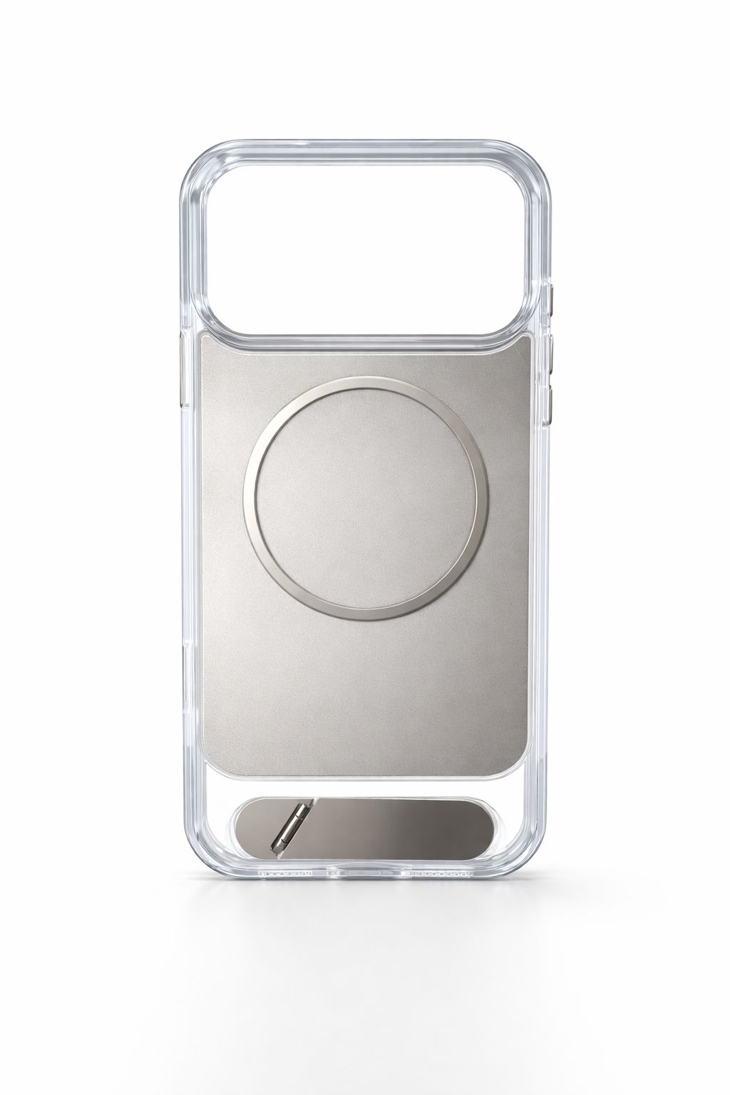 iPhone 15 Pro Max Clear Fusion Stand Case | Red 