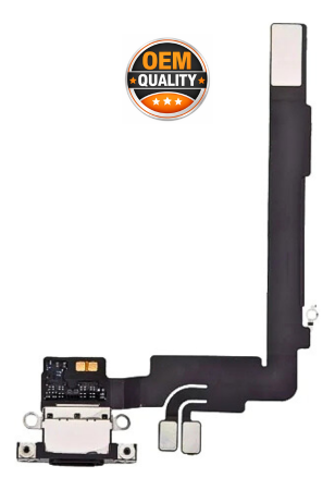 iPhone 16 Pro Max - OEM Charging Port Flex (Black)