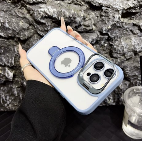 iPhone 17 Air Double Kick Stand Case  light Blue