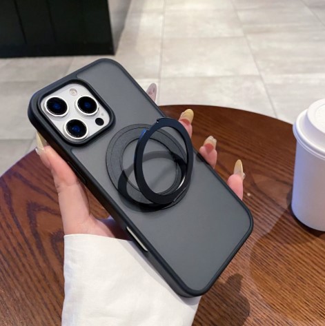 iPhone 17 Air Tinted 2.5Mm Magnetic Kickstand Case  | Black