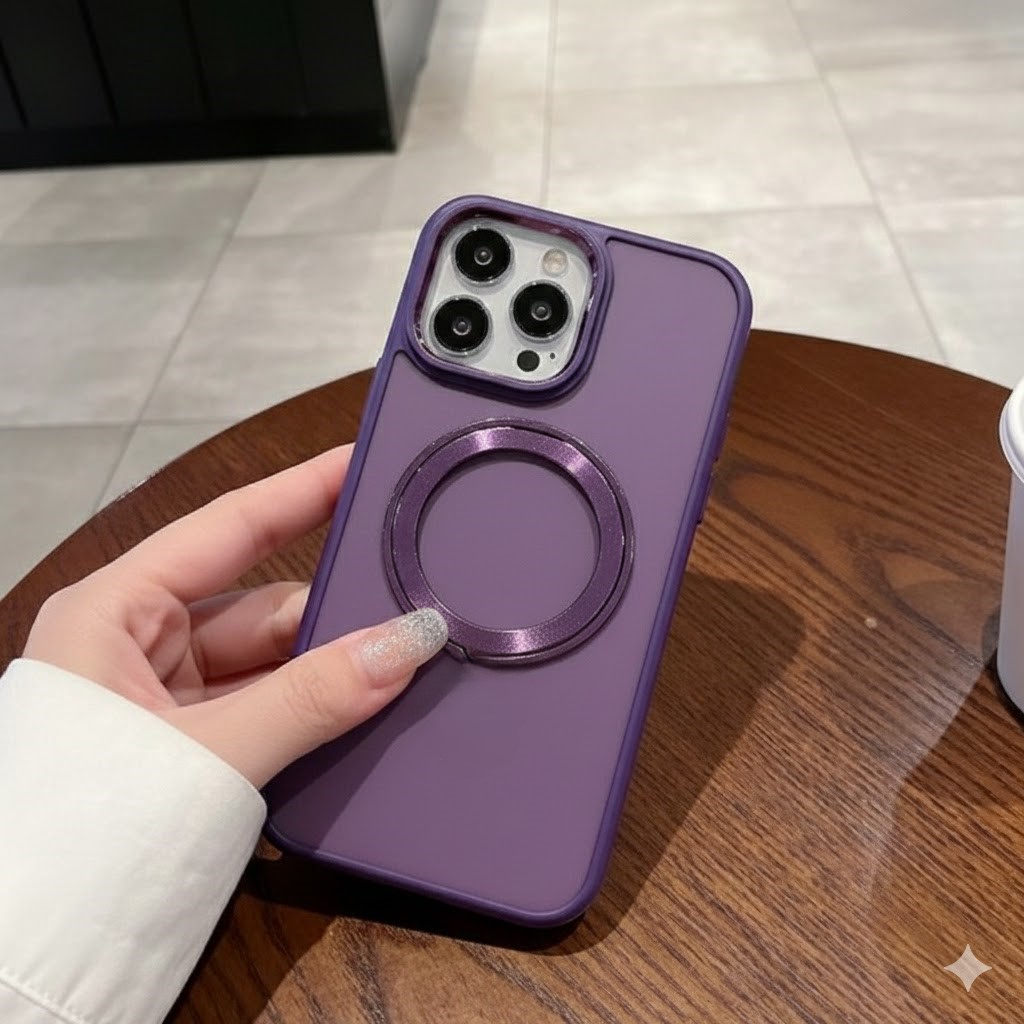 iPhone 16 Plus Tinted 2.5Mm Magnetic Kickstand Case | Purple