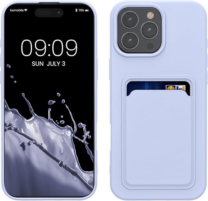 iPhone 17 Pro Max/18 Pro Max Card Pocket Case (With Premium Box Pack) | Purple