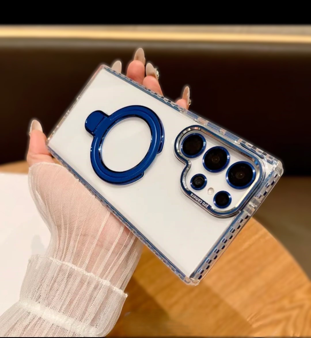 iPhone 17 Pro/18 Pro Diancai Magnetic Bracket Case | Blue