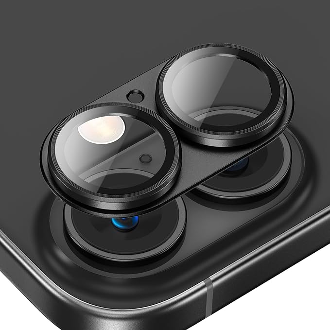 iPhone 17 Metal Camera Lens Protector Black
