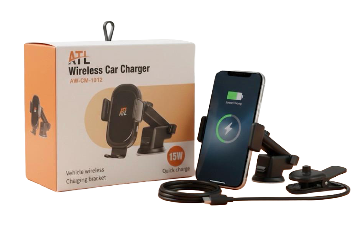 ATL WIRELESS CAR CHARGER AW-CM-1012 15W 
