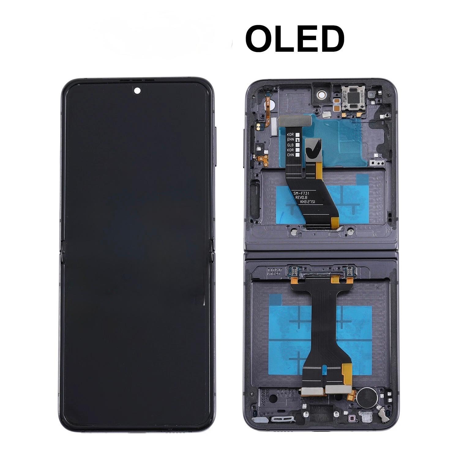 SAMSUNG Z FLIP 5 INNER LCD WITH FRAME OLED QUALITY (BLACK)