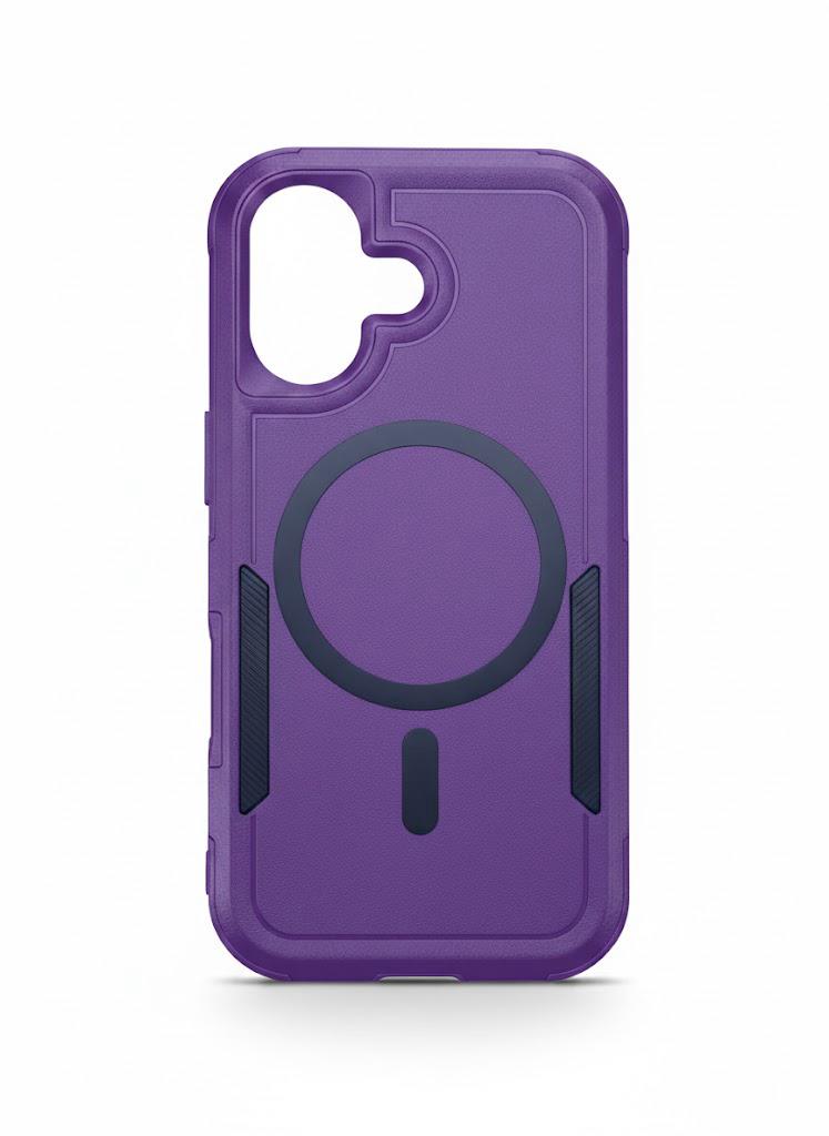 iPhone 14 Pro Max Sail Shockproof Magsafe Case (With Retail Box) | Purple