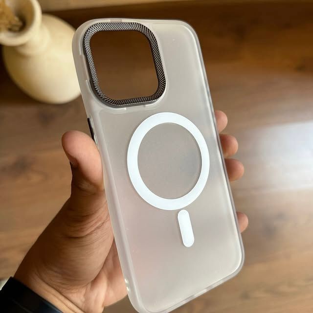 Samsung A06 Matte Skin Magsafe Case (With Retail Box) | White