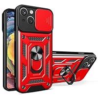 Moto Razr+ 2023 SHUNJIA MAGNETIC RING SLIDING WINDOW CASE | RED