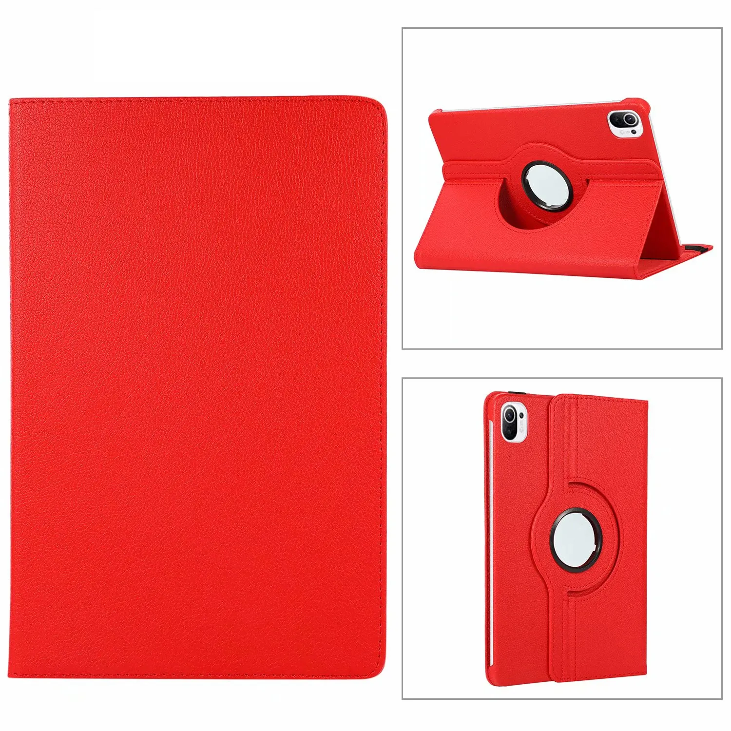 Lychee Pattern iPad Case For Universal 10 Inch | Red