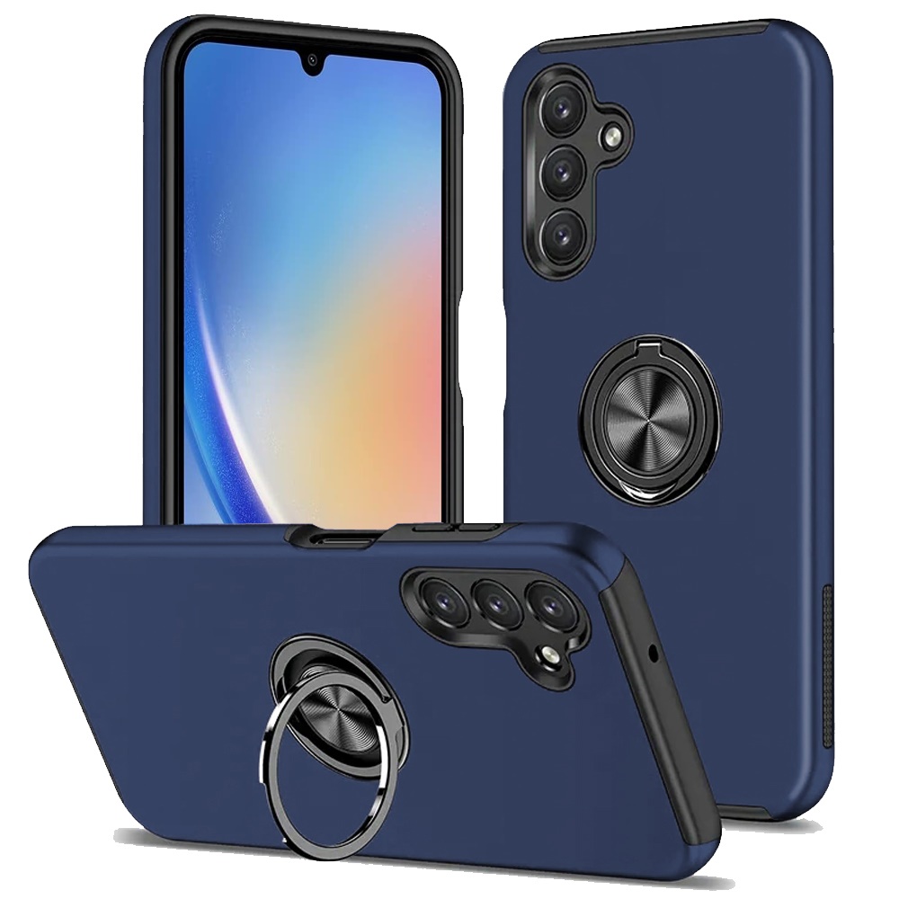 iPhone 11 Pro Hard Hidden Ring Case With Retail Box Packing | Blue