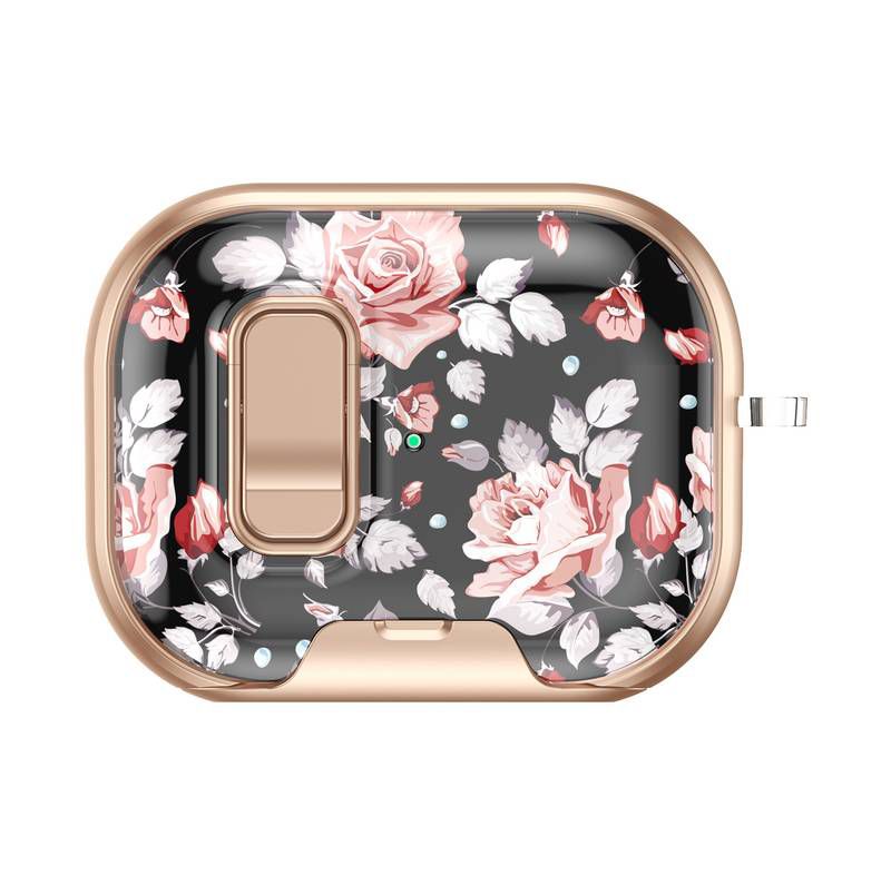 AirPods 4th Gen Double-Sided Painted Case | Gold-Rose
