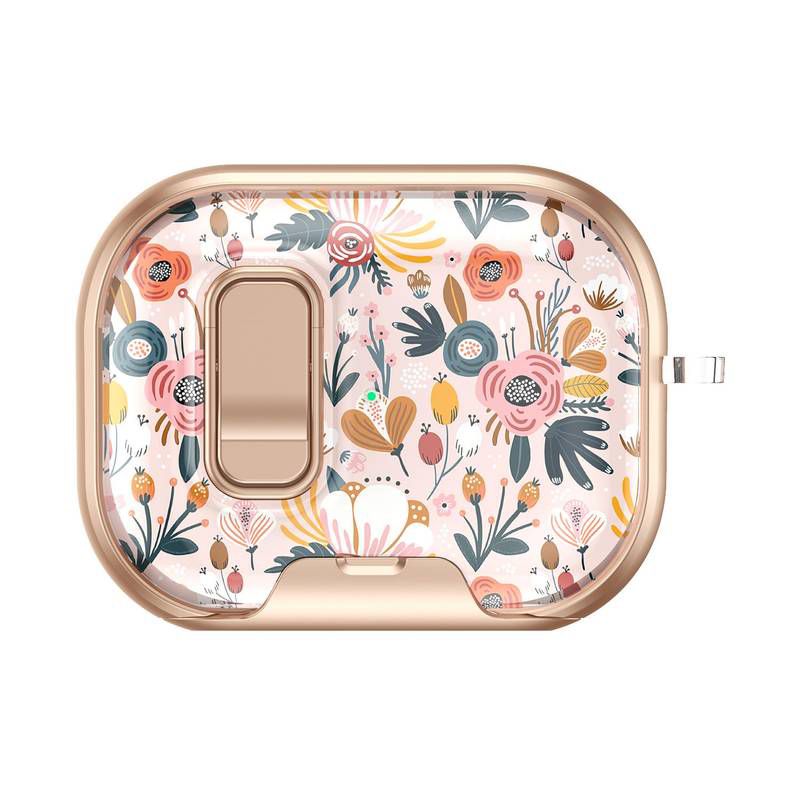 AirPods Pro/Pro 2nd Gen Double-Sided Painted Case For | Gold-Palm Flower