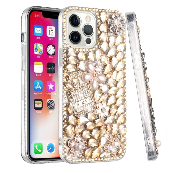 Samsung S23 Plus N5 Diamond Case (Polybag) | Gold