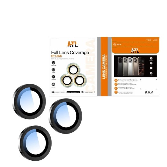 iPhone 17 Atl Single Color Camera Lens With Retail Pack | Black