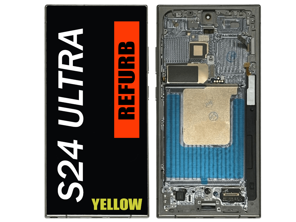 SAMSUNG S24 ULTRA LCD WITH FRAME OLED - YELLOW 