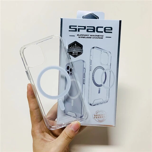 iPhone 17 Pro/18 Pro Space Clear Case With Magsafe