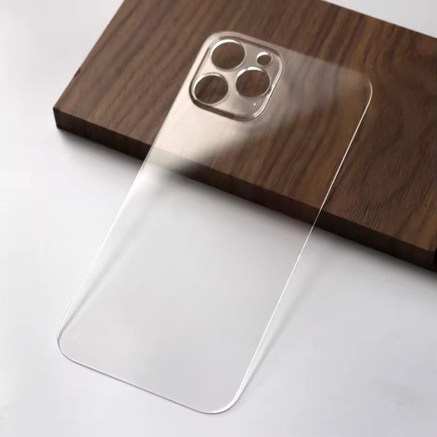 IPHONE 12 PRO MAX BACK GLASS TRANSPARENT PREMIUM QUALITY (CLEAR)