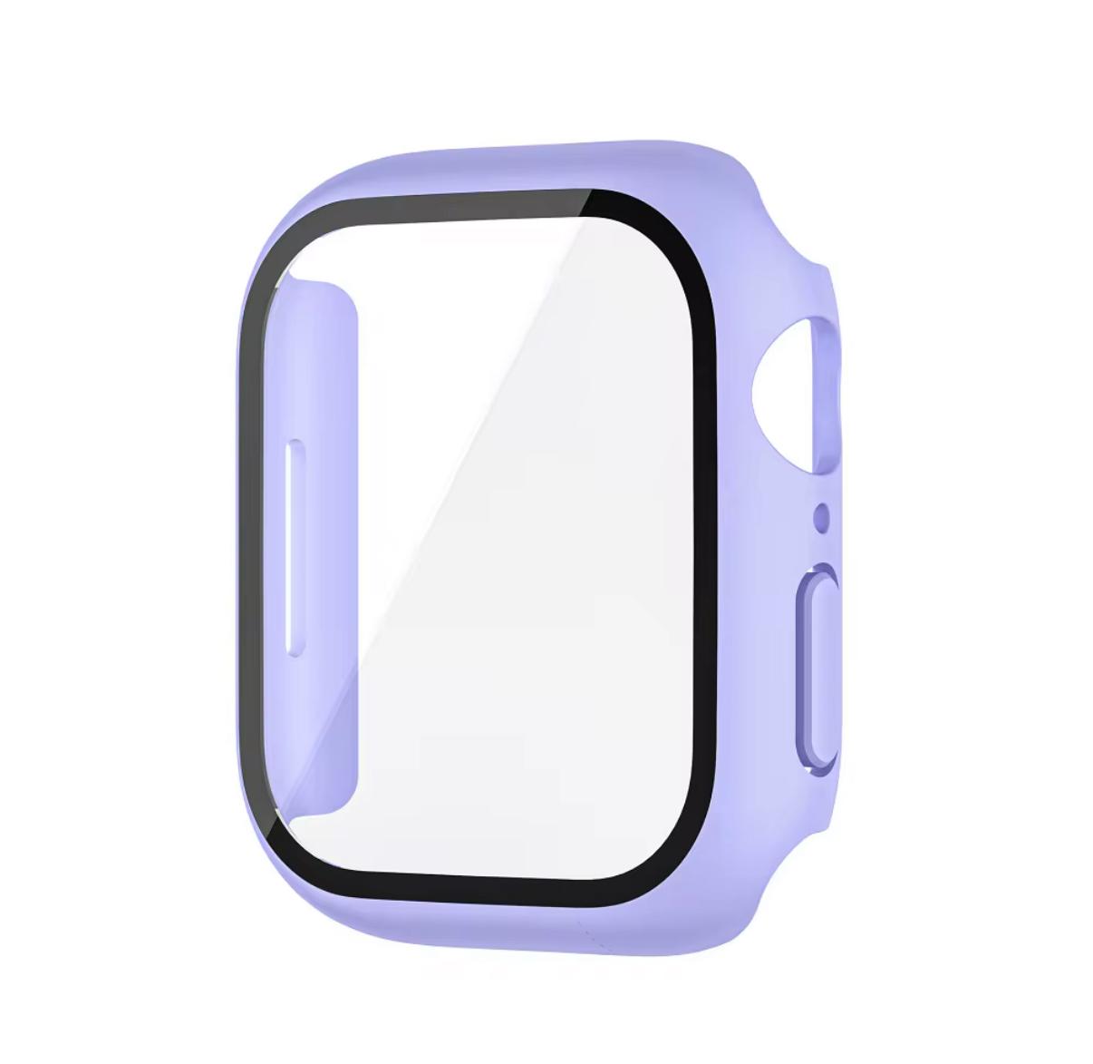 Apple Watch Size 40MM | (Purple) Hard Case With Tempered Glass