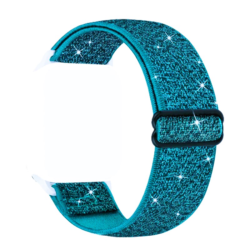 Apple Watch Size 44/45/46/49MM (Blue) Glitter Nylon Watch Band