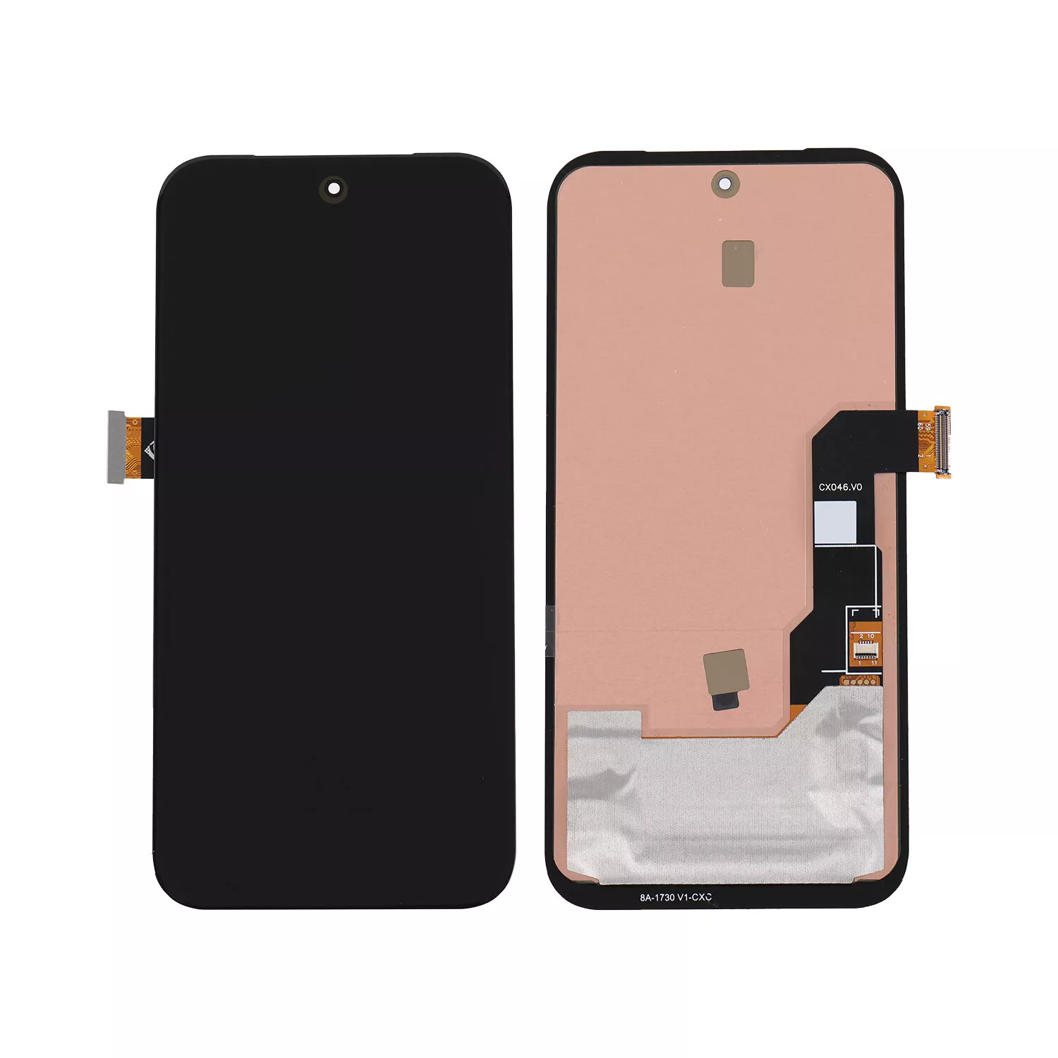 Pixel 8A LCD Oled Without Frame (Without Finger Print Sensor) (Black) Premium Quality