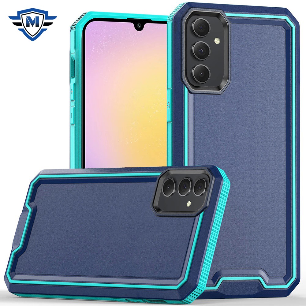METKASE For Samsung Galaxy A36 Rank Tough Strong Modern Fused Hybrid - Blue