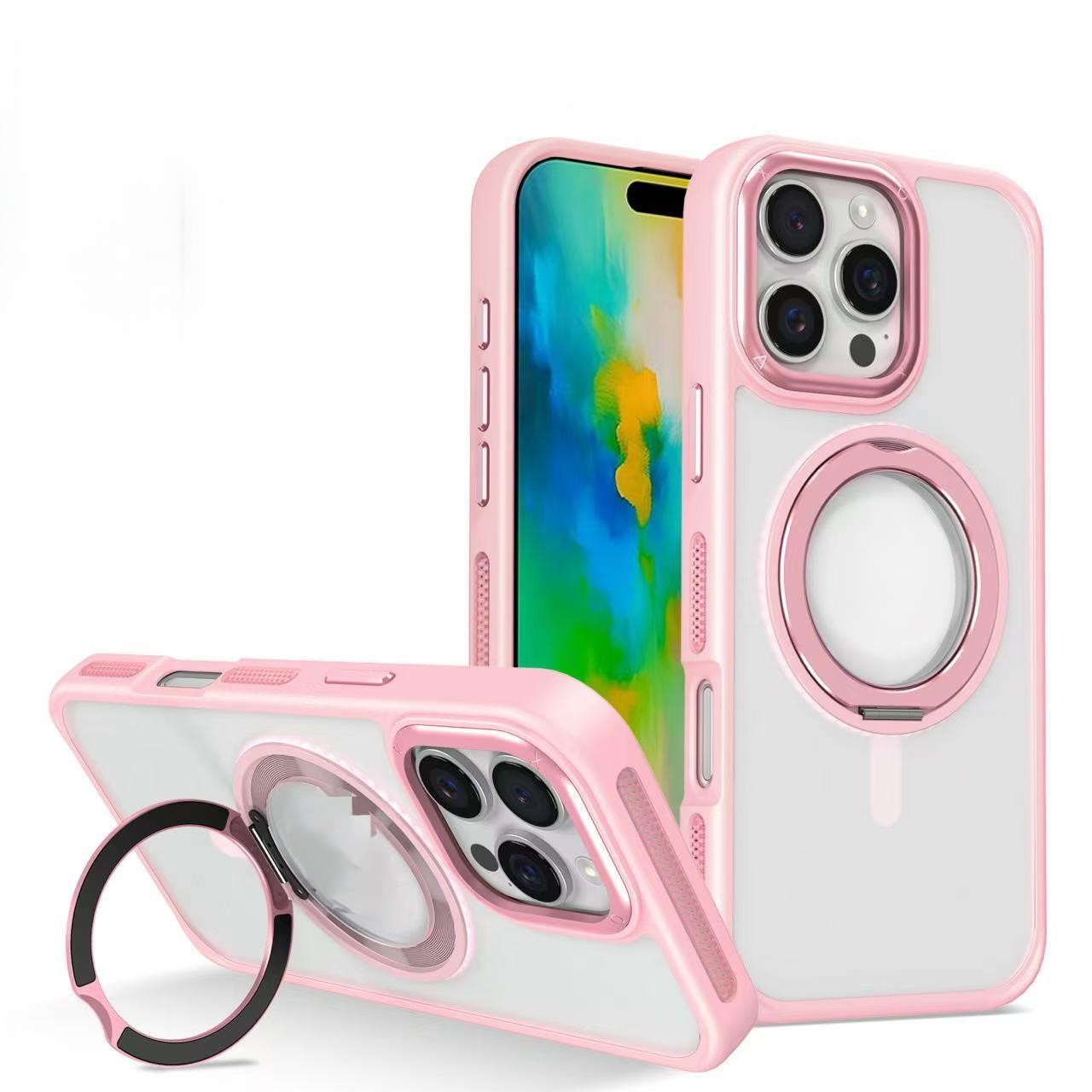 iPhone 11 Huichuang Magnetic Magsafe Case Pink