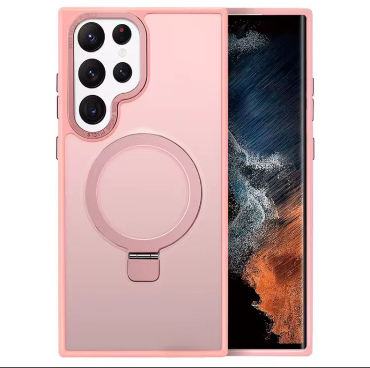 iPhone 12/12 Pro Yadun Magnetic Bracket Case Pink