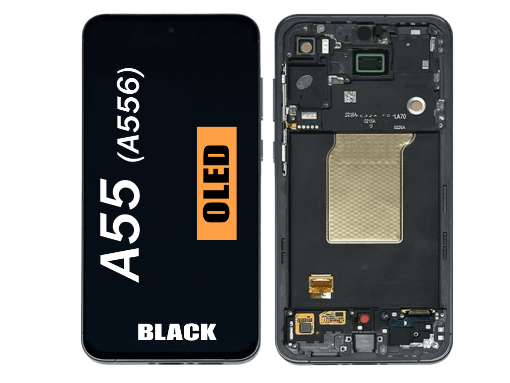 Samsung A55 5G (A556 / 2024) OLED Assembly With Frame (Navy Blue)