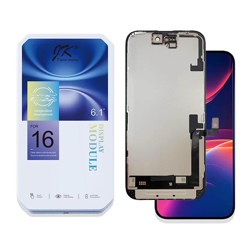 JK 3.0 LCD - iPhone 16 LCD Assembly (Black) (IC Swappable)