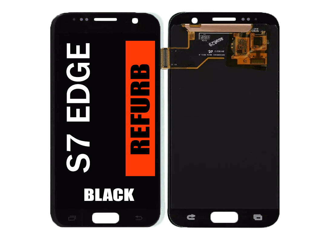 SAMSUNG S7 EDGE (G935) (REFURBISHED LCD ASSEMBLY WITHOUT FRAME)