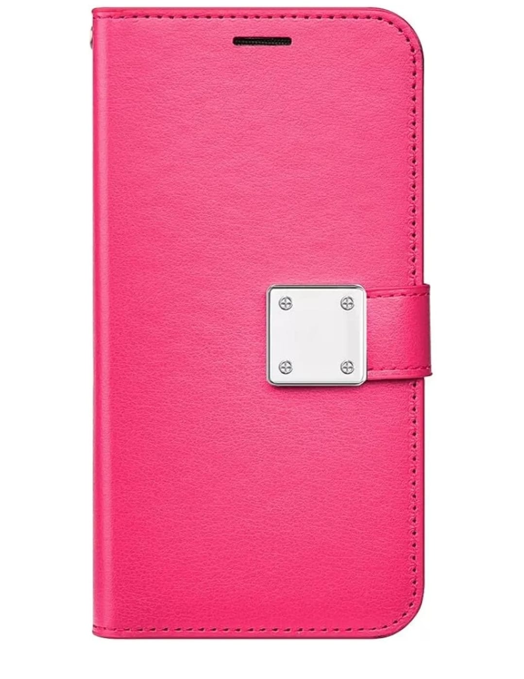 Samsung Galaxy Note 9 Flip Wallet Case With Hanging Rope (Hot Pink)