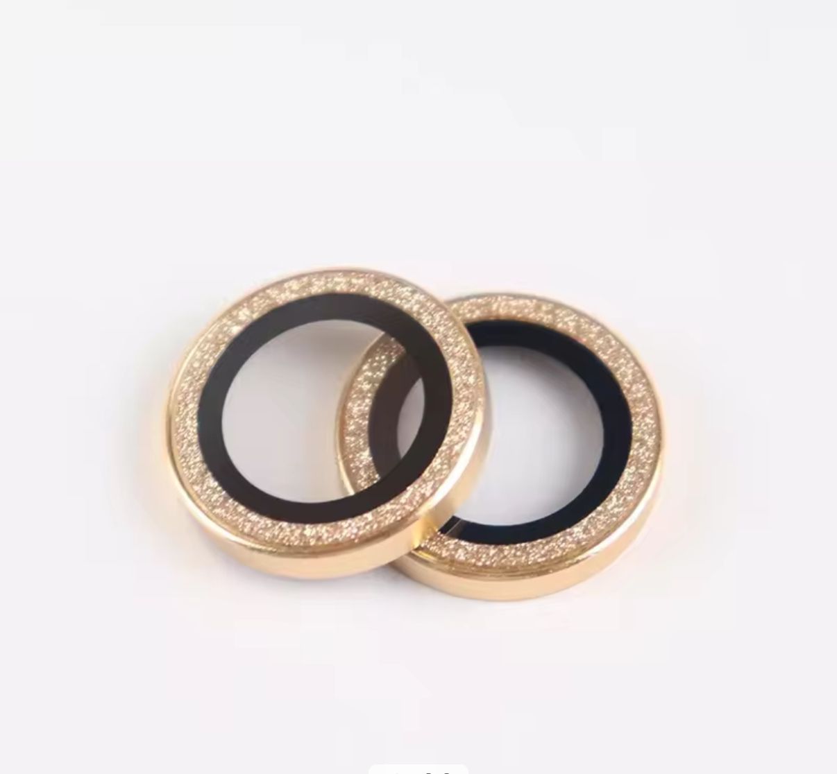 iPhone 15 Pro/15 Pro Max Glitter Camera Lens Gold