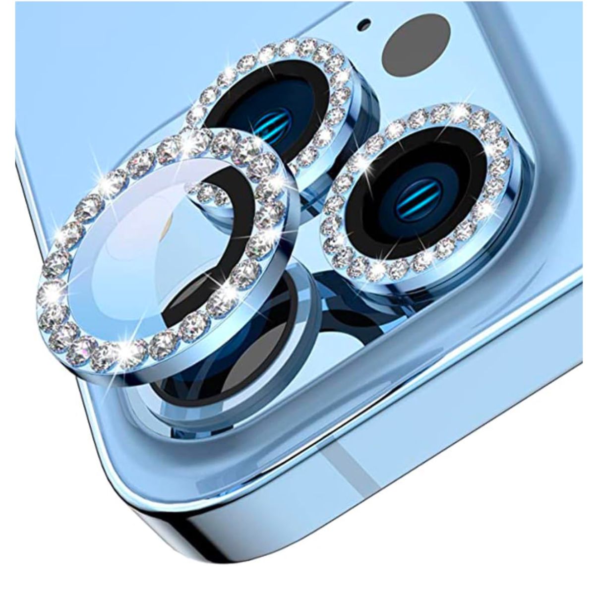 iPhone 13 Pro/13 Pro Max Gear Diamond Camera Lens Blue
