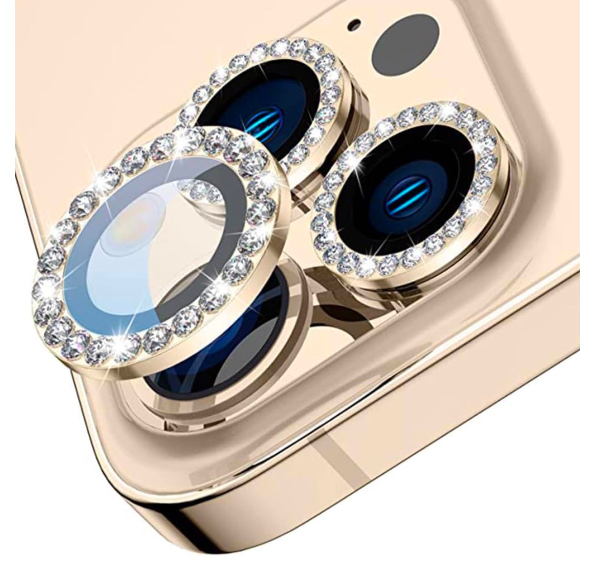 iPhone 16 Pro/16 Pro Max Gear Diamond Camera Lens Pink