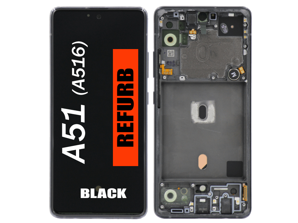 SAMSUNG A51 5G LCD WITH FRAME REFURBISHED