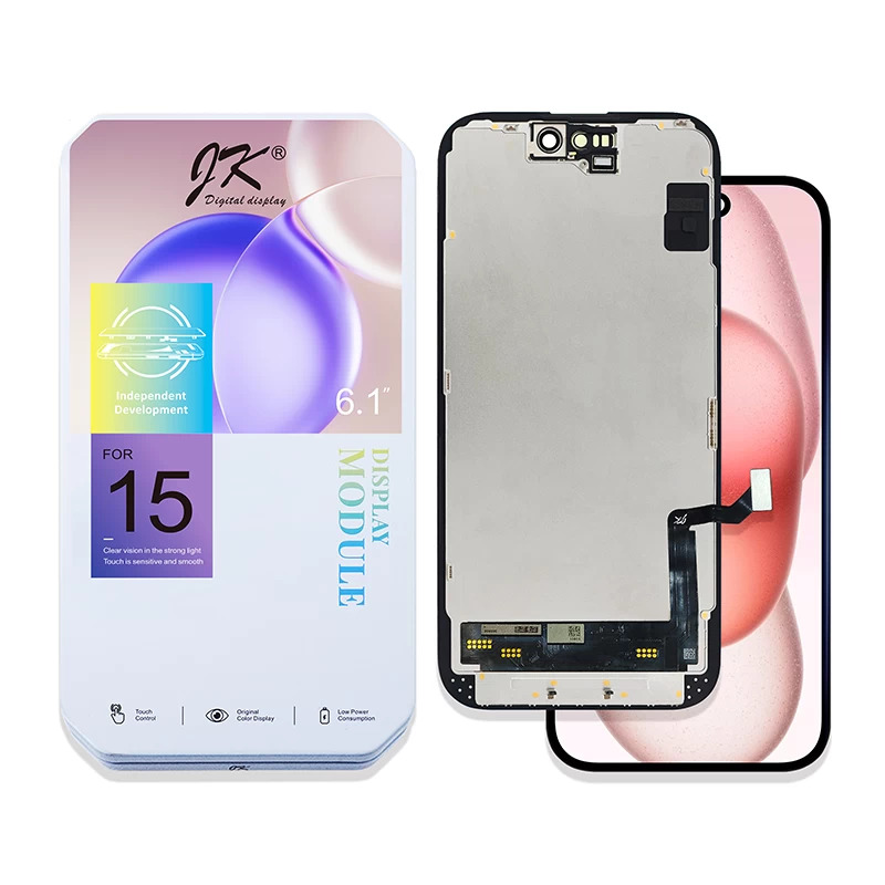 JK 3.0 LCD - iPhone 15 LCD Assembly (Black) (IC Swappable)
