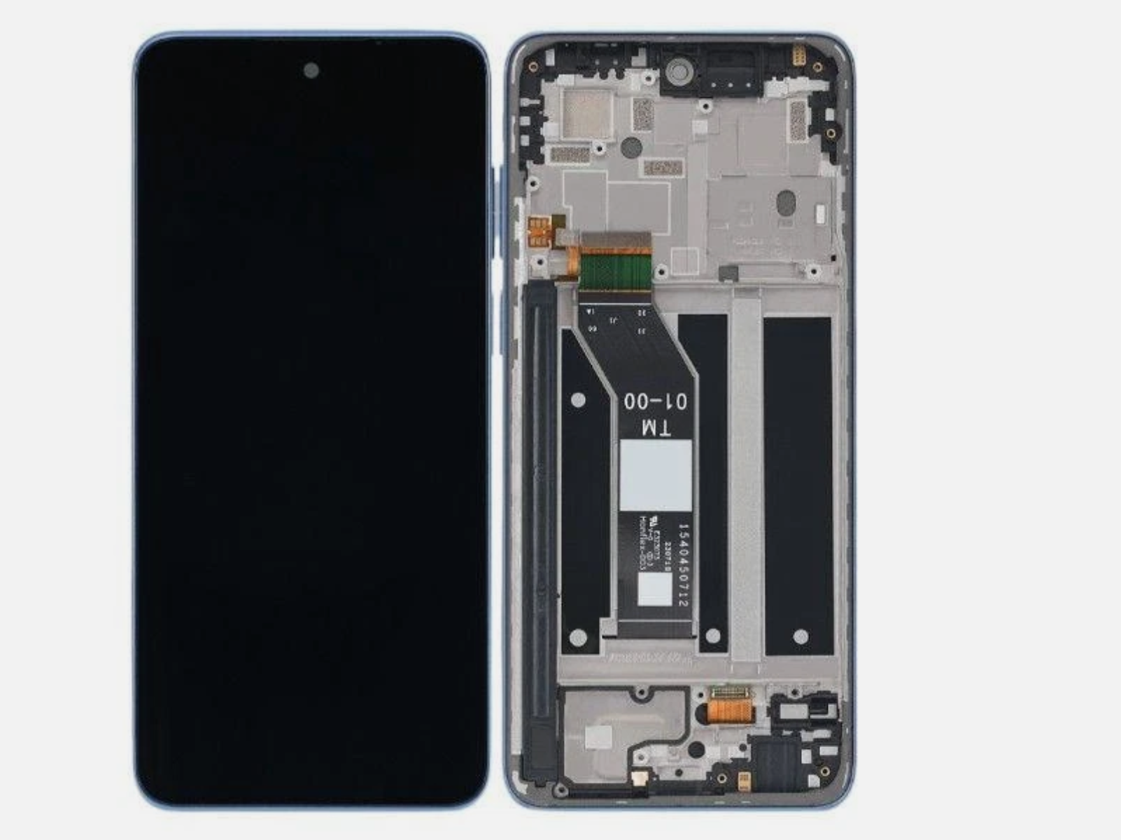 MOTO G STYLUS 4G (XT2317 / 2023) LCD ASSEMBLY WITH FRAME - BLUE