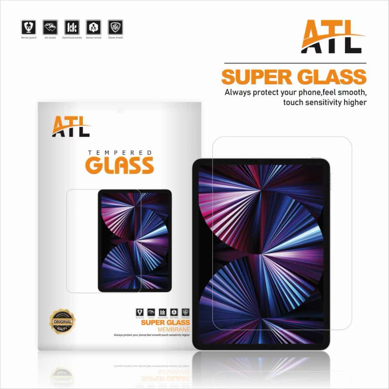 iPad Air 4/5 & iPad 11 Pro-1/2/3/4 Gen ATL Clear Tempered Glass Premium Quality