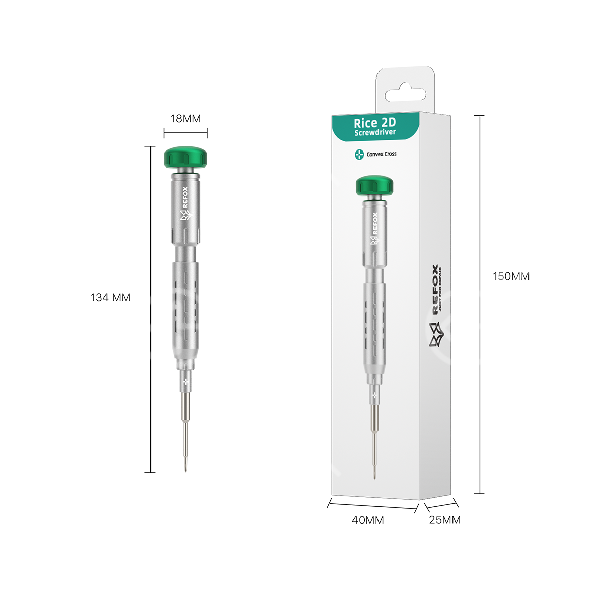 RS3 3D Convex Cross Screwdriver (Refox)