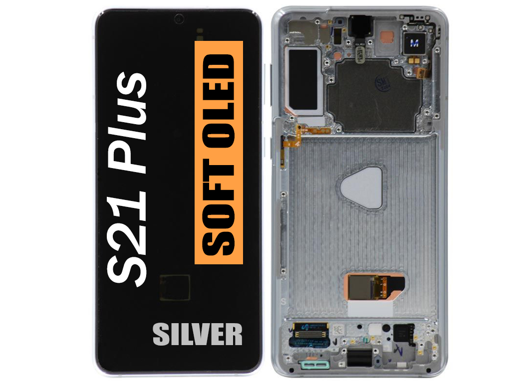 SAMSUNG S21 PLUS 5G LCD WITH FRAME  OLED (PHANTOM SILVER)